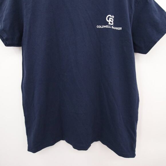 Coldwell Banker T-Shirt Navy Blue Logo Crewneck Short Sleeve Realtor Real Estate - Picture 11 of 15